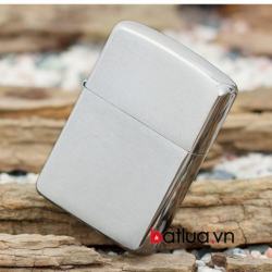 Bật lửa Zippo chính hãng Bạc chải xước - Mã SP: BL09966