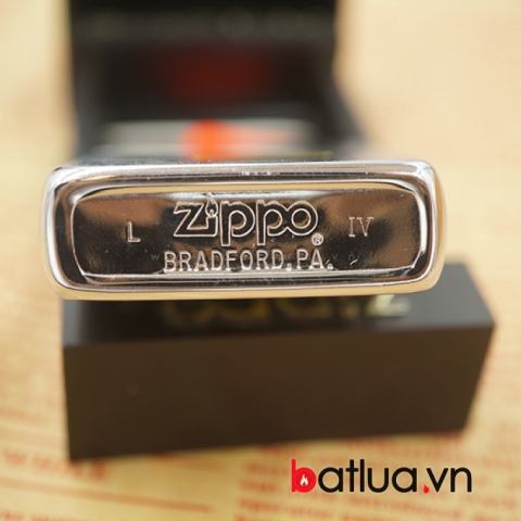 Bật lửa Zippo Cổ Bạc Xước sản xuất năm 1988