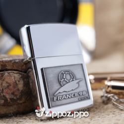 Bật lửa Zippo Cổ Fance 98 ốp nổi ( sản xuất năm 1997) - Mã SP: ZPC1379