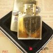 Bật lửa zippo cổ Hard Rock mầu vàng bóng sản xuất năm 1998