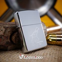 bật lửa zippo cổ khắc bản đồ SAIPAN sản xuất năm 1993 - Mã SP: ZPC1537