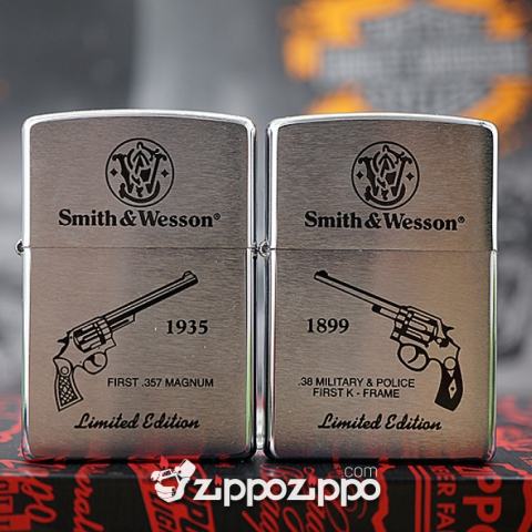 Bật lửa zippo cổ logo súng cổ