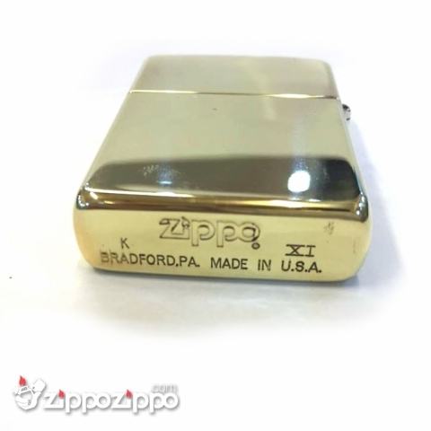 Bật lửa zippo cổ vỏ đồng nguyên chất vát góc