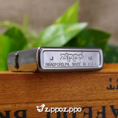 bật lửa zippo den bóng khắc logo Mỹ ARMY