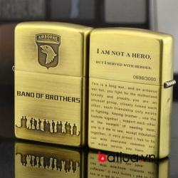 Bật lửa zippo đồng Band of Brothers Limited 3000 - Mã SP: BL10062