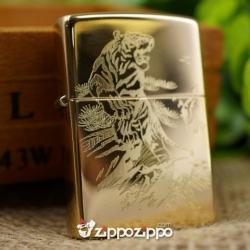 BẬT LỬA ZIPPO ĐỒNG KHẮC HỔ - Mã SP: ZPC1468