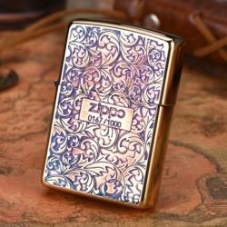 Bật lửa Zippo Đồng khắc hoa văn Arabesque 1000 - Mã SP: ZPC0419