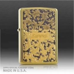 Bật lửa Zippo Đồng khắc hoa văn Arabesque K4 - Mã SP: ZPC0391