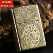 Bật lửa Zippo đồng khắc quan âm có mây bao quanh