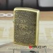 Bật lửa zippo đồng khắc rồng phượng