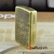 Bật lửa zippo đồng khắc rồng phượng