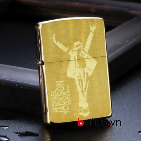 Bật lửa zippo đồng phiên bản Michael Jackson Ver 2