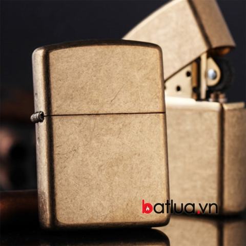 Bật lửa zippo đồng xước bản armor 28496