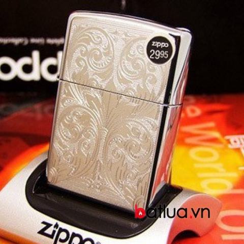 Bật lửa zippo in logo hoa văn Fandango