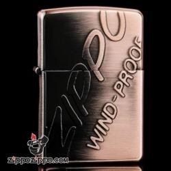 Bật lửa Zippo khắc chữ Zippo wind - proof - Mã SP: ZPC0974