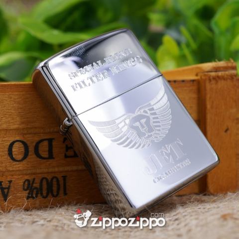 bật lửa zippo khắc hình bao thuốc jet