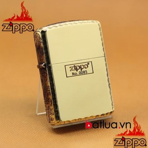 Bật lửa Zippo khắc rồng tinh xảo xung quanh Zippo phiên bản đông giới hạn