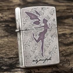 Bật lửa Zippo khắc tiên bay - Mã SP: ZPC0482