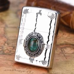 Bật lửa Zippo mạ bạc đính đá Limited Edition