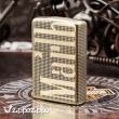 Bật Lửa Zippo Màu Đồng Khắc Logo Marlboro Bản Armor