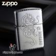 Bật lửa Zippo phiên bản bạc Creative khắc Rồng