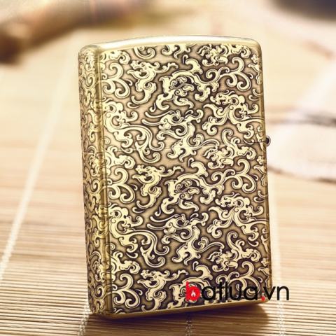 Bật lửa Zippo phiên bản chạm khắc nổi mây bao quanh