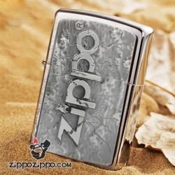 Bật lửa Zippo phiên bản Châu Âu chữ Zippo rạn nứt - Mã SP: ZPC0869