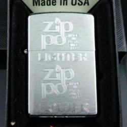 Bật lửa Zippo phiên bản Crom khắc chữ Zippo Lighter - Mã SP: ZPC0723