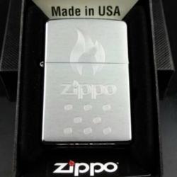 Bật lửa Zippo phiên bản Crom ngọn lửa Zippo - Mã SP: ZPC0713