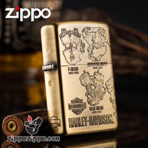 Bật lửa Zippo phiên bản động cơ Harley cổ điển