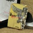 Bật lửa zippo phiên bản giới hạn xuất nhật Zippo Pegasas  cánh được mạ bạc