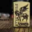 Bật lửa Zippo phiên bản Hàn Quốc họa tiết ngựa thiên thần bằng đồng