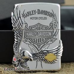 Bật lửa Zippo phiên bản Harley Harley cánh chim đại bàng - Mã SP: ZPC0912