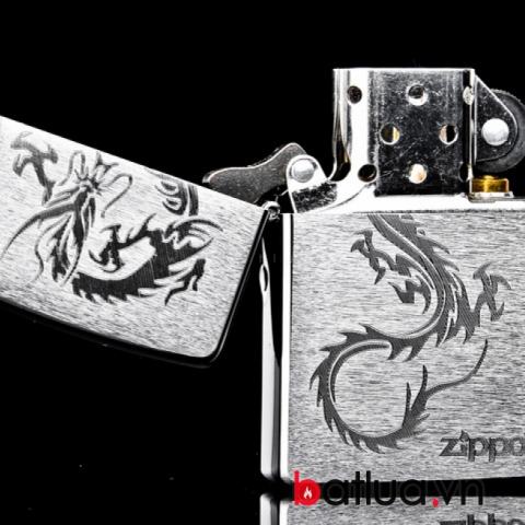 Bật lửa zippo phiên bản rồng cuộn Ver