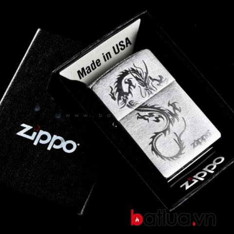 Bật lửa zippo phiên bản rồng cuộn Ver