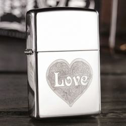 Bật lửa Zippo phiên bản Valentine Love - Mã SP: ZPC0525