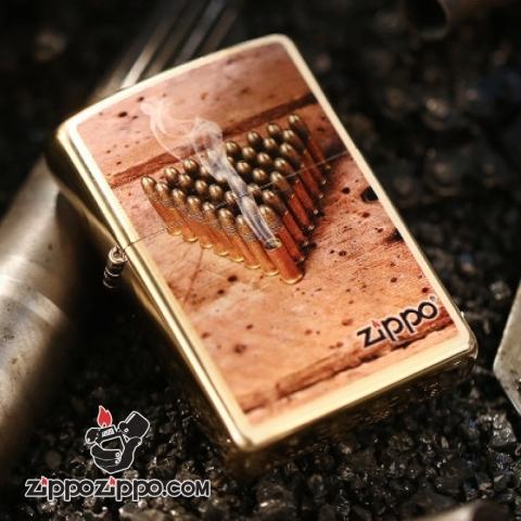 Bật lưa Zippo phiên bản viên đạn đồng