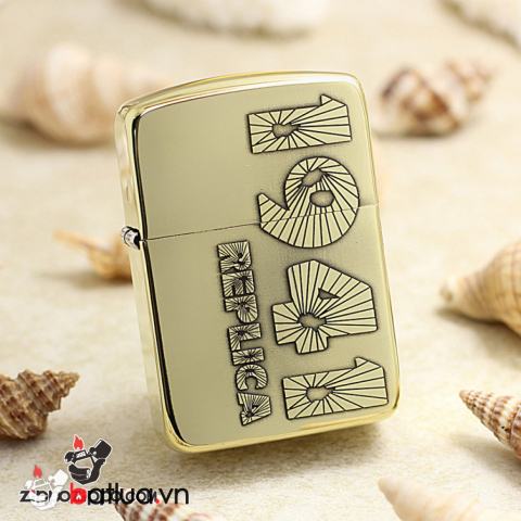 Bật Lửa Zippo Replica 1941 Khắc Nổi Màu Đồng Sang Trọng