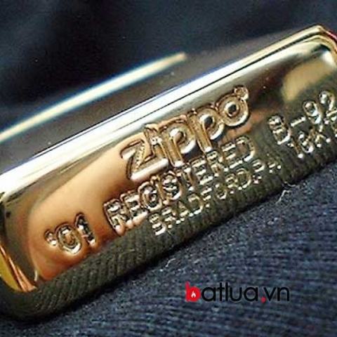 Bật lửa Zippo Vàng 18K nguyên khối