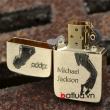 Bật lửa Zippo vàng đồng hình Michael Jackson Ver 2