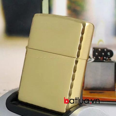 Bật lửa Zippo vàng đồng viên xung quanh