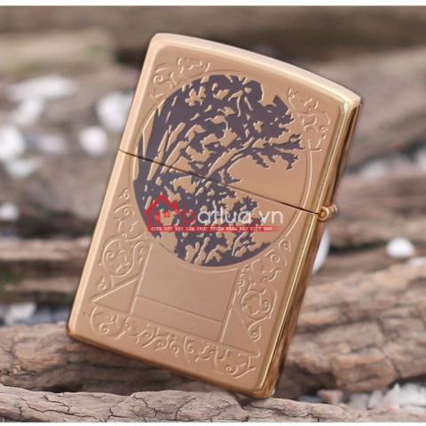 Bật lửa zippo xuất nhật chính hãng họa tiết  ngựa hoang dã Specials