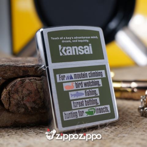 bật ửa zippo cổ kansan sản xuất năm 1996