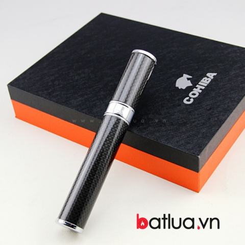 Bộ Gạt tàn kiêm bật lửa và ống đựng cohiba chính hãng bảo hành 6 tháng