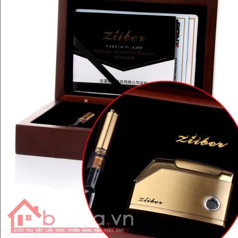 Bộ sản phẩm Hộp Đựng Thuốc   - Tẩu Lọc  -  Bật Lửa ziiber