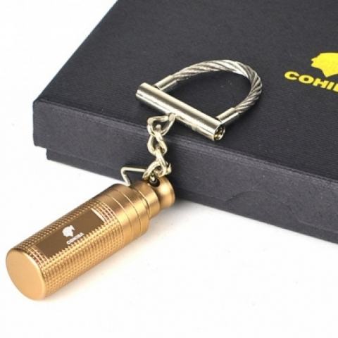 Đầu cắt Cigar có móc treo Cohiba màu vàng đồng