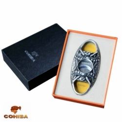 Dụng cụ cắt Cigar Cohiba kiểu cổ điển màu bạc cổ - Mã SP: PKXG132