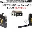 Hộp đựng thuốc đa năng kiêm bật lửa PlayBoy ( loại 10 điếu)