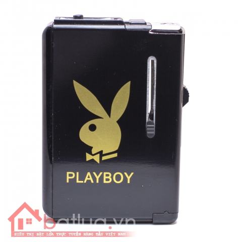 Hộp đựng thuốc đa năng kiêm bật lửa PlayBoy ( loại 10 điếu)