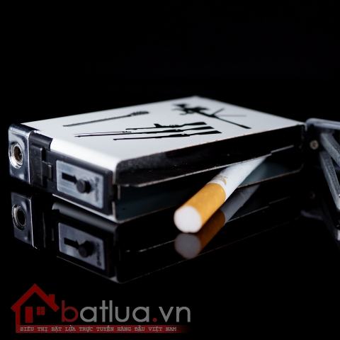 Hộp đựng thuốc lá đa năng in hình khẩu súng